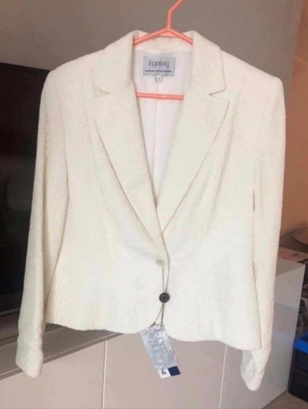 BNWT - Ingenuity - (Size 8) White Cream Women's Blazer